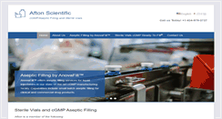 Desktop Screenshot of aftonscientific.com