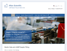 Tablet Screenshot of aftonscientific.com